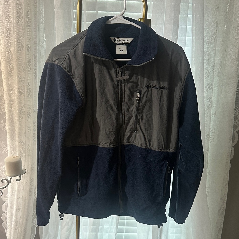 Columbia Men's Navy and Charcoal Performance Jacket